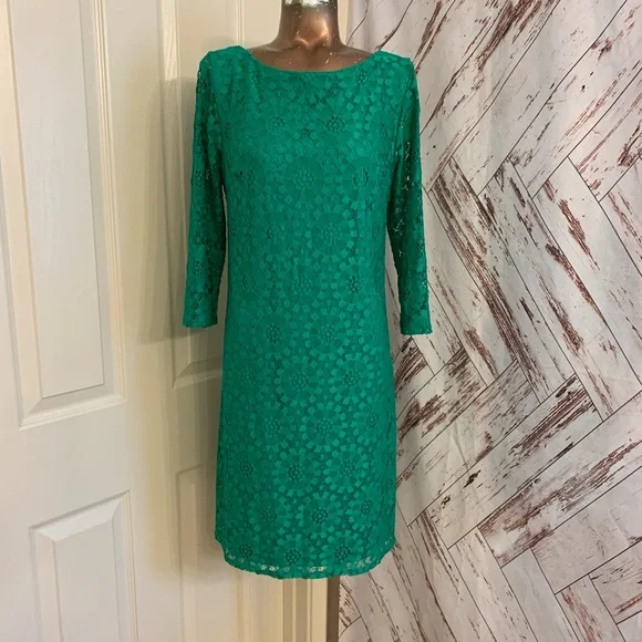 ELIZA J floral green lace dress size 10 ELIZA J floral green lace dress size 10